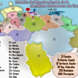 División Política Territorial de Venezuela: ¿Qué es?, Estados y Capitales, Límites y Más